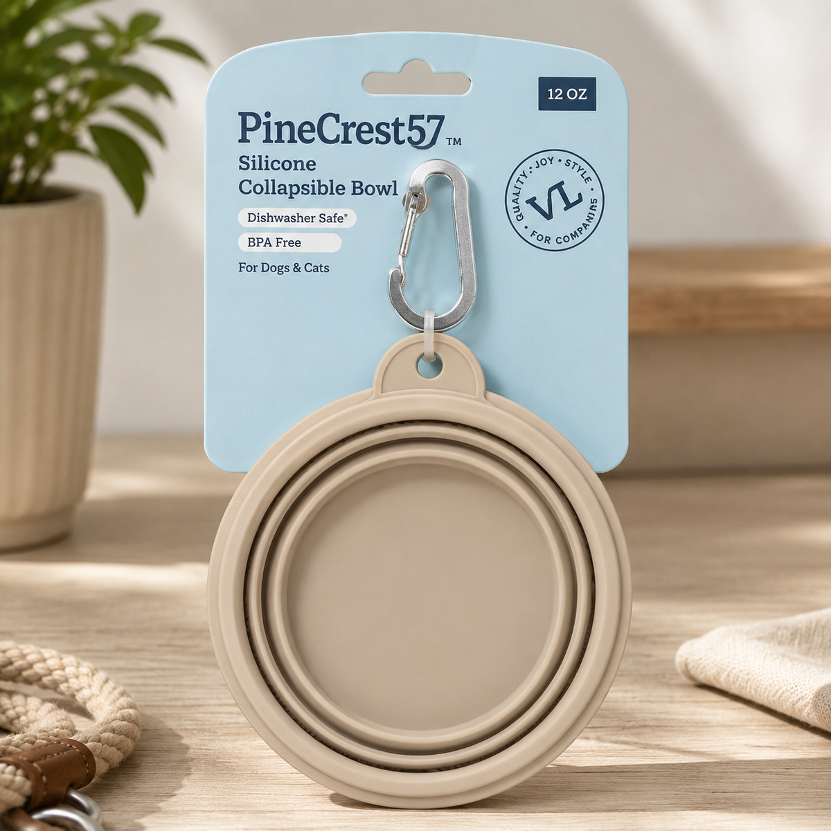 Collapsible Silicone Pet Bowl(3 pack)
