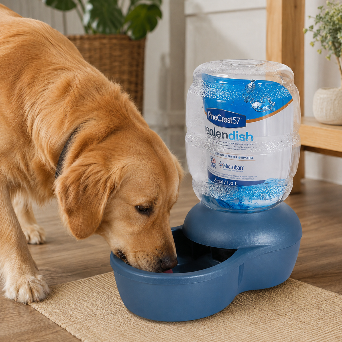 Automatic Gravity Pet Waterer(512 fl oz)