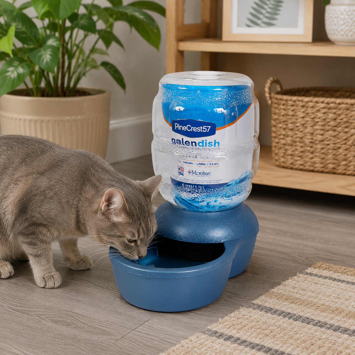 Automatic Gravity Pet Waterer(512 fl oz)