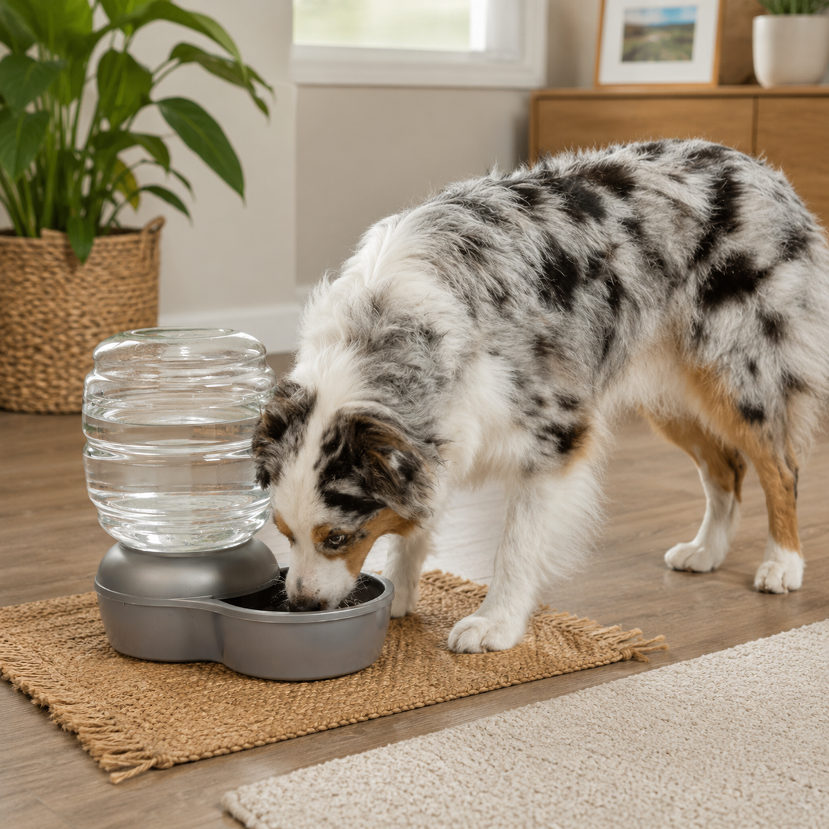 Automatic Gravity Pet Waterer(512 fl oz)